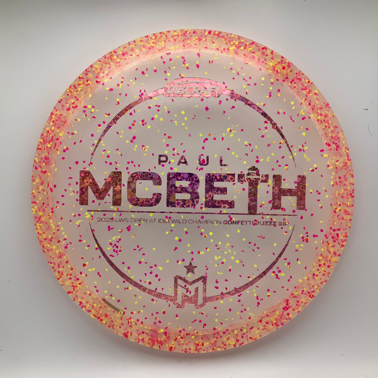 Discraft Buzzz SS - Paul McBeth Victory Edition Z Confetti #51 - 173-174 - Astro Discs TX - Houston Disc Golf