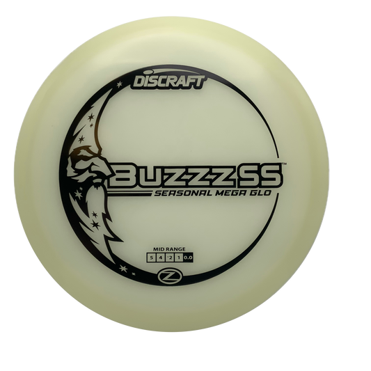 Discraft Buzzz SS - Glo Z Mega Glo Z #27 - 178 - Astro Discs TX - Houston Disc Golf