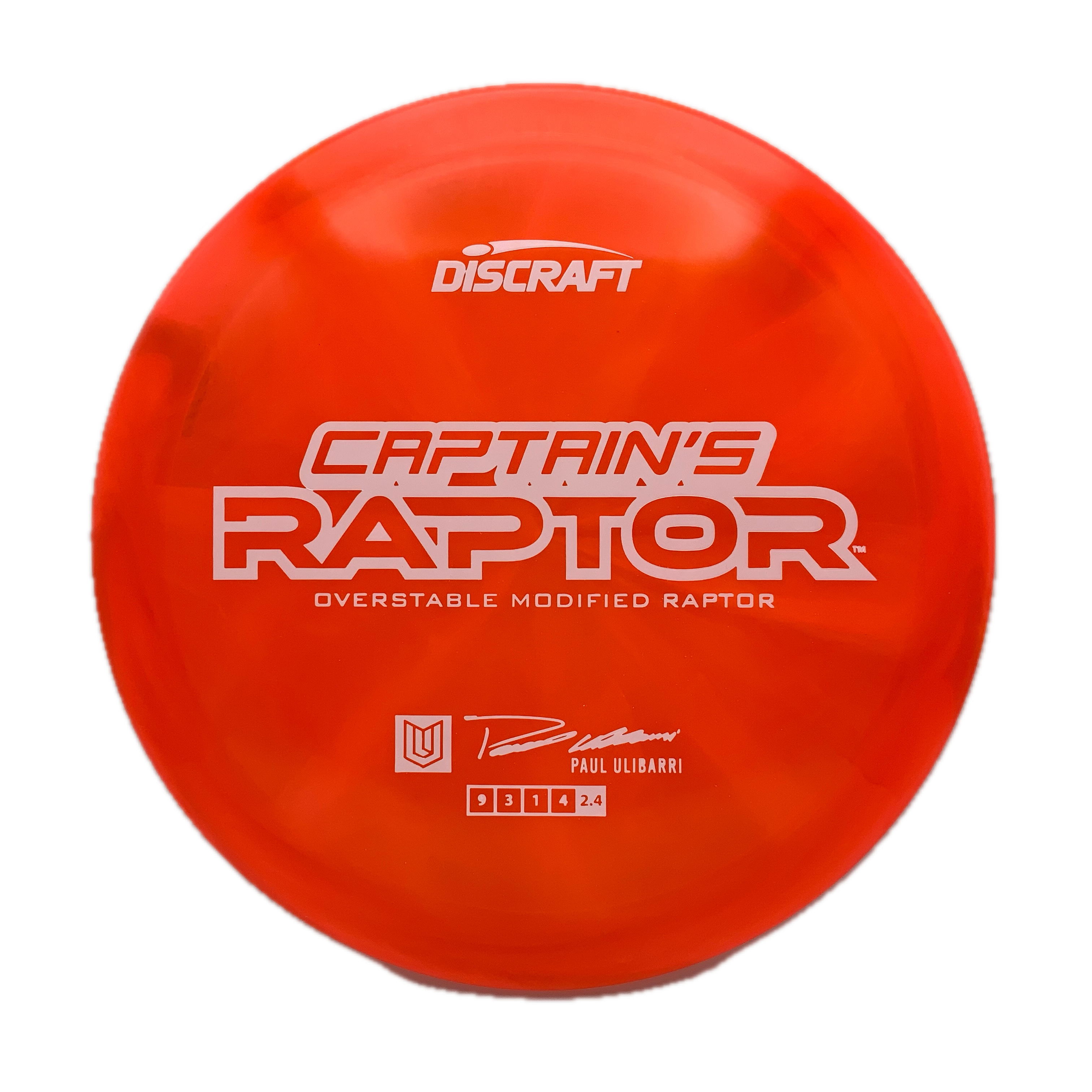 Astro Raptor Captain's Raptor - 2025 Ulibarri Signature Series | Discraft – Astro ...