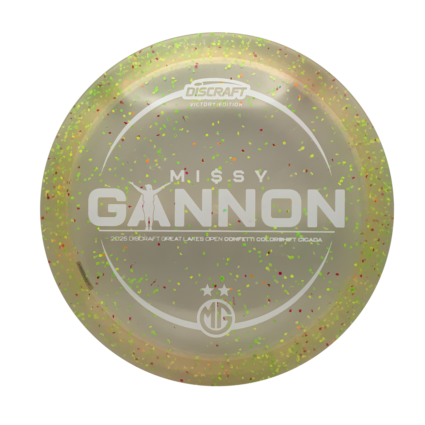 Discraft Cicada - Missy Gannon Victory Edition Confetti Colorshift #71 - 170-172 - Astro Discs TX - Houston Disc Golf