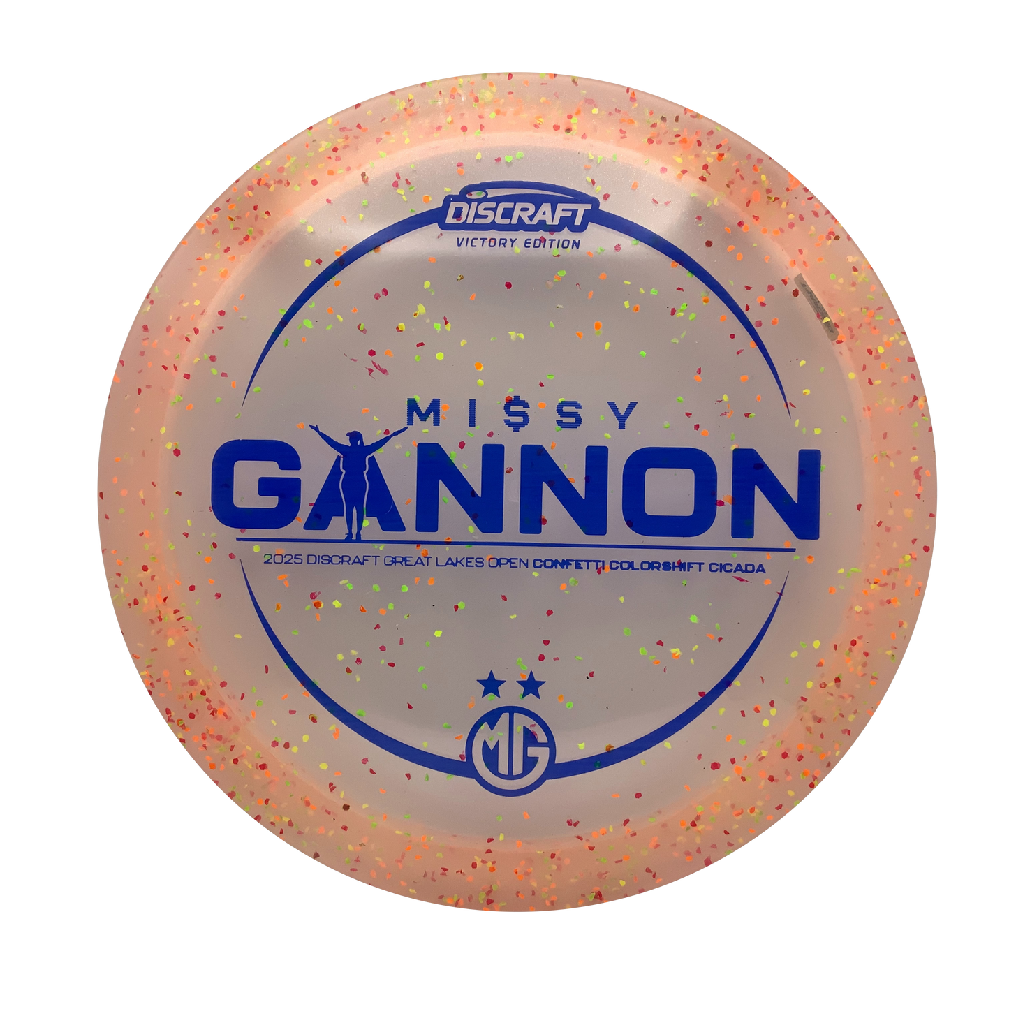 Discraft Cicada - Missy Gannon Victory Edition Confetti Colorshift #72 - 170-172 - Astro Discs TX - Houston Disc Golf