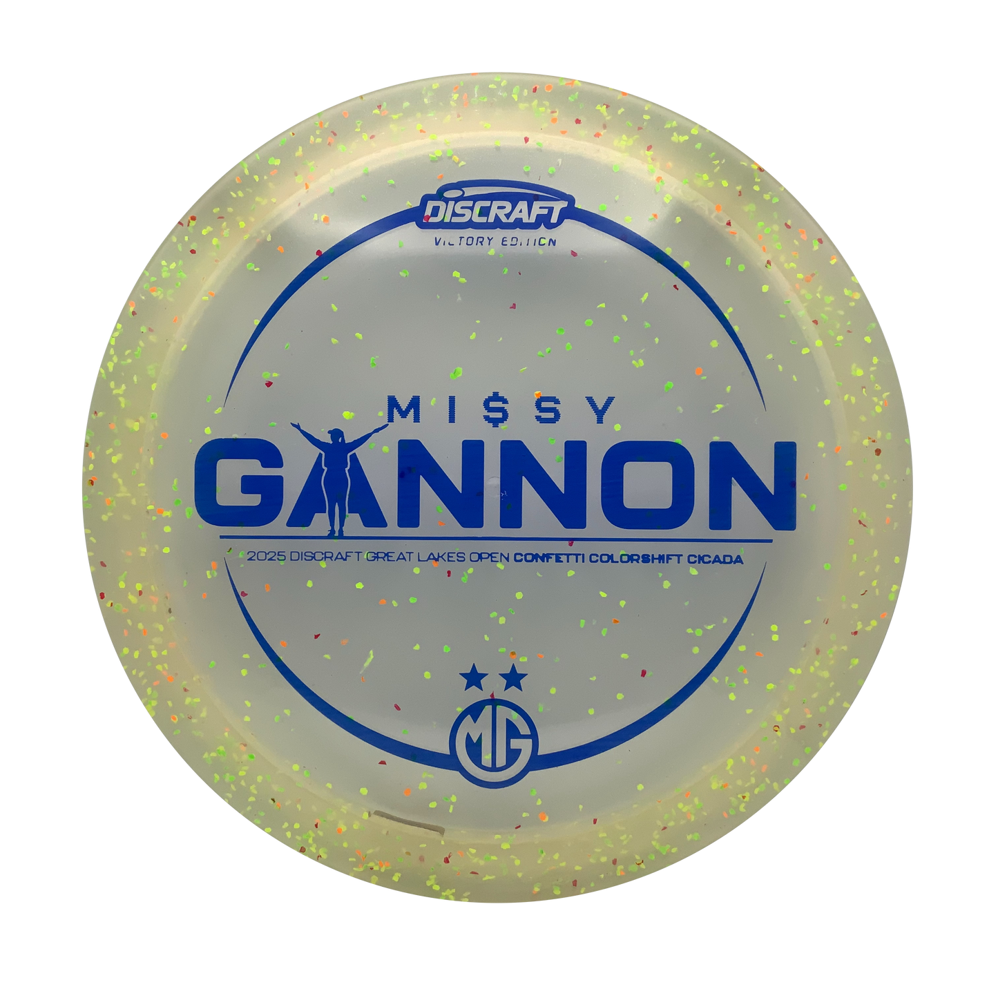 Discraft Cicada - Missy Gannon Victory Edition Confetti Colorshift #77 - 170-172 - Astro Discs TX - Houston Disc Golf