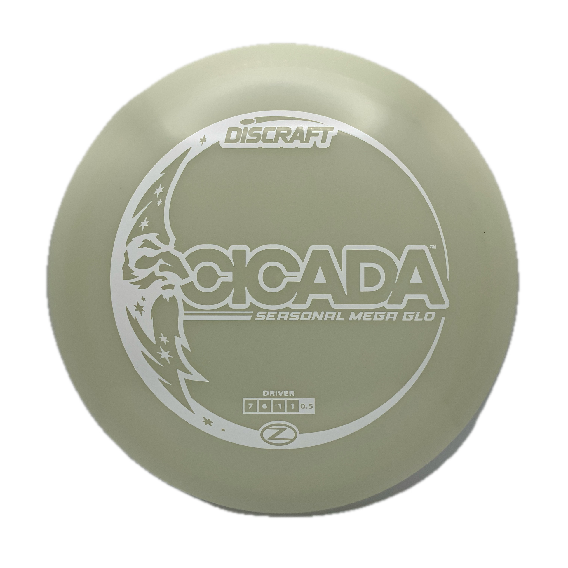 Discraft Cicada - Mega Glo Z Mega Glo Z #4 - 166 - Astro Discs TX - Houston Disc Golf