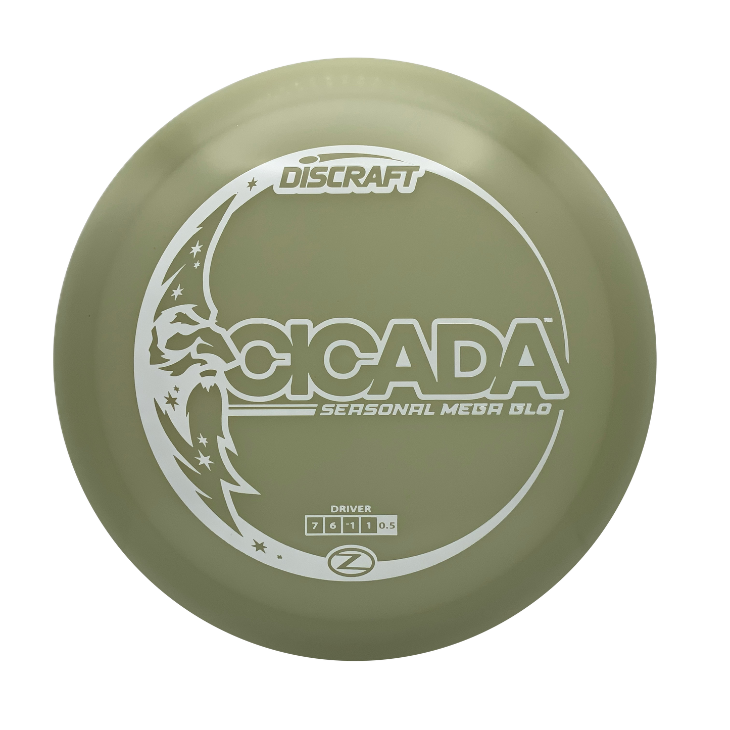 Discraft Cicada - Mega Glo Z Mega Glo Z #11 - 170-172 - Astro Discs TX - Houston Disc Golf