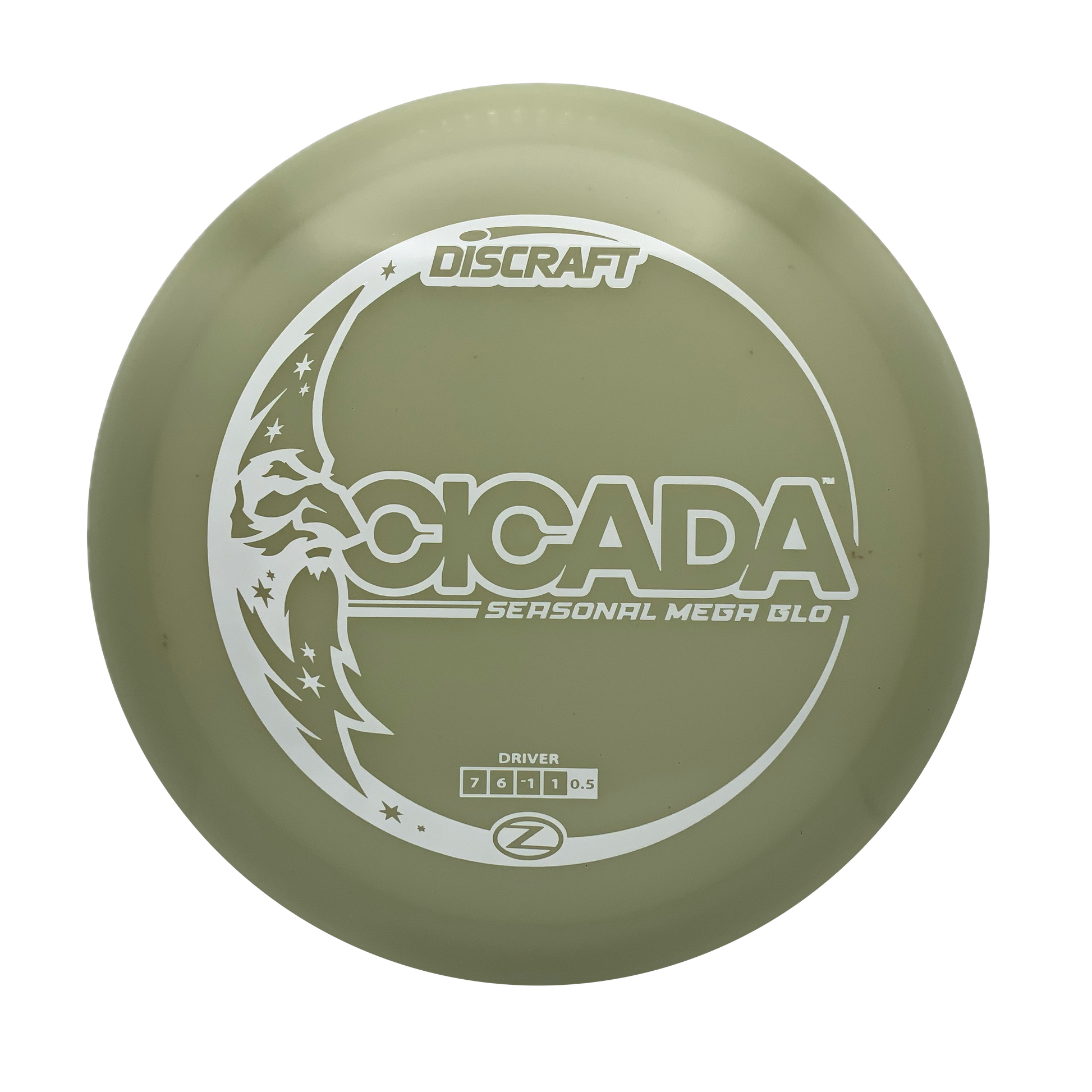 Discraft Cicada - Mega Glo Z Mega Glo Z #13 - 170-172 - Astro Discs TX - Houston Disc Golf
