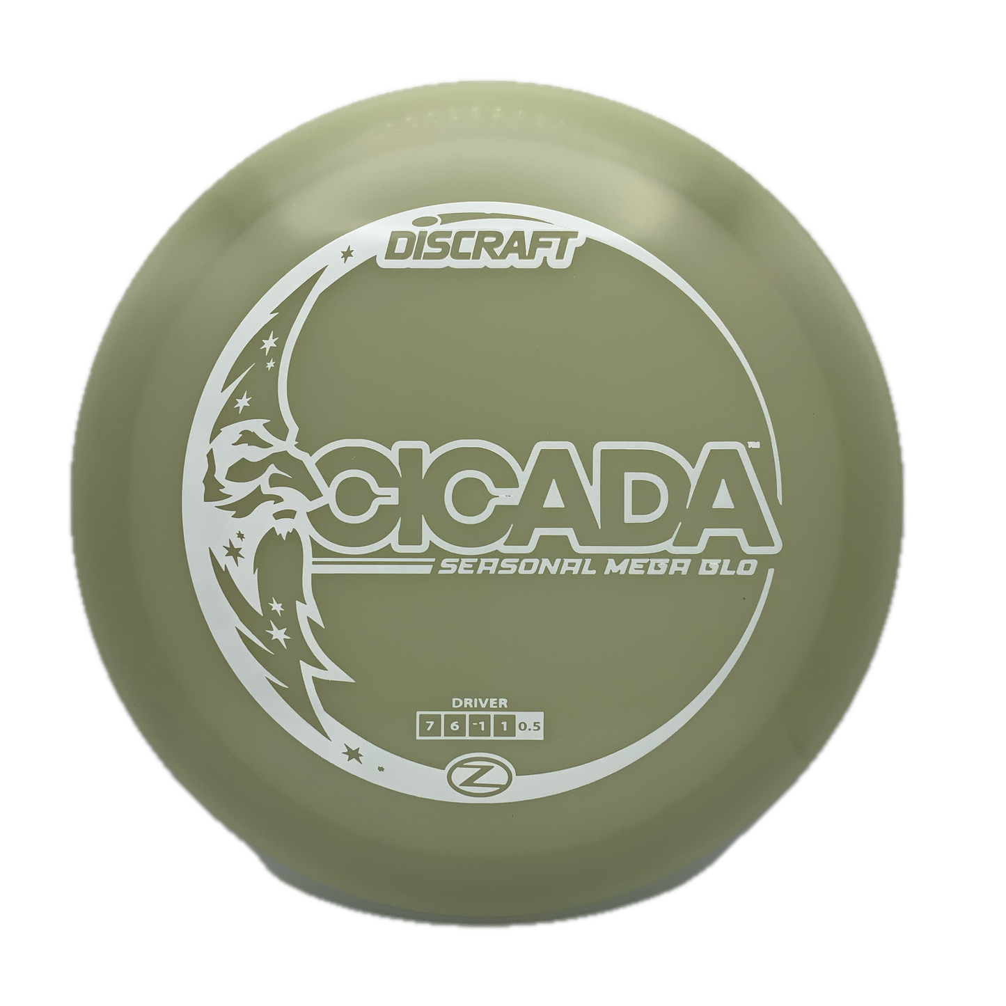 Discraft Cicada - Mega Glo Z Mega Glo Z #17 - 173-174 - Astro Discs TX - Houston Disc Golf