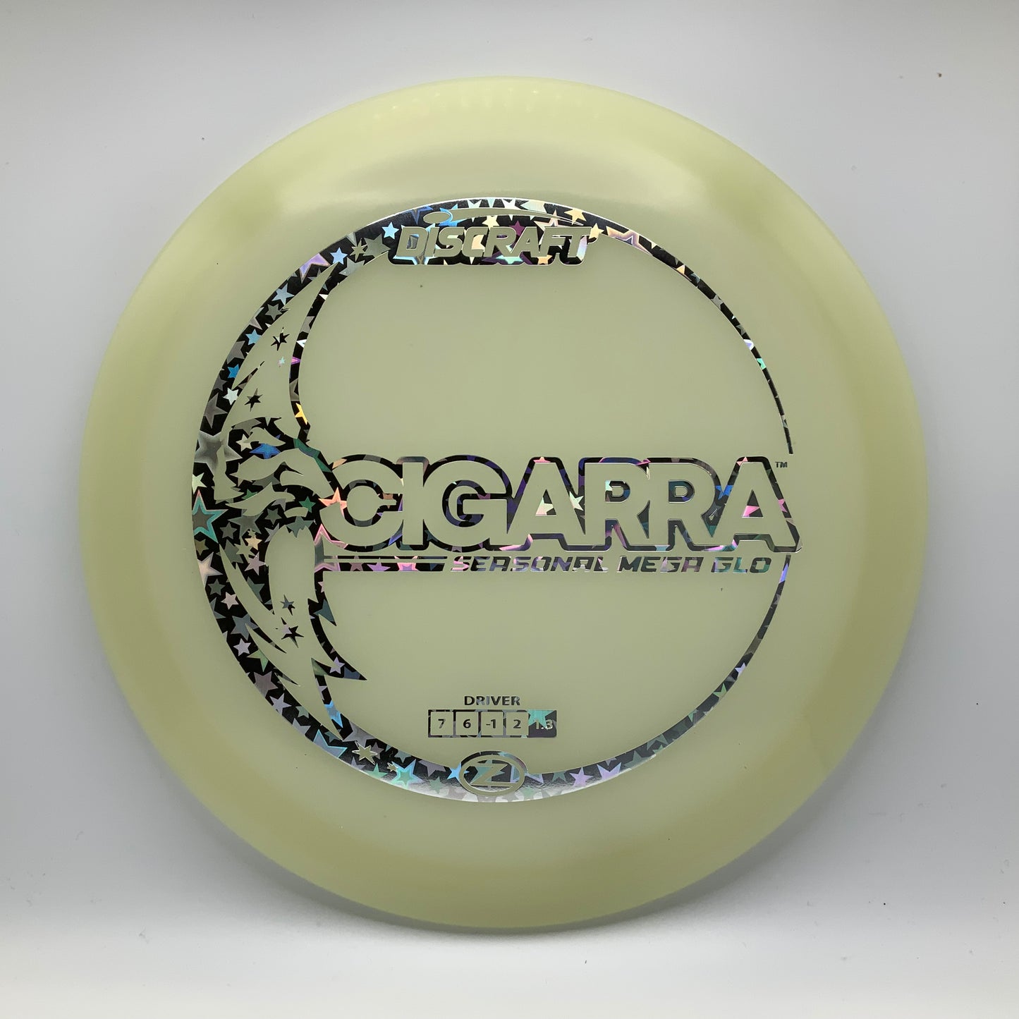 Discraft Cigarra - Mega Glo Z Mega Glo Z #101 - 170-172 - Astro Discs TX - Houston Disc Golf