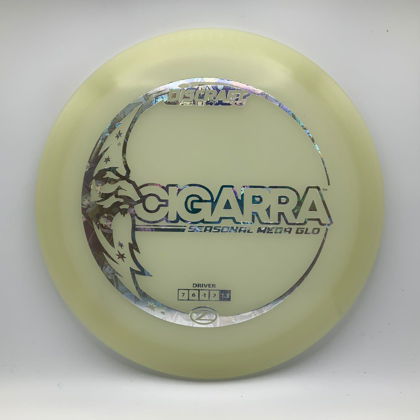 Discraft Cigarra - Mega Glo Z Mega Glo Z #102 - 170-172 - Astro Discs TX - Houston Disc Golf