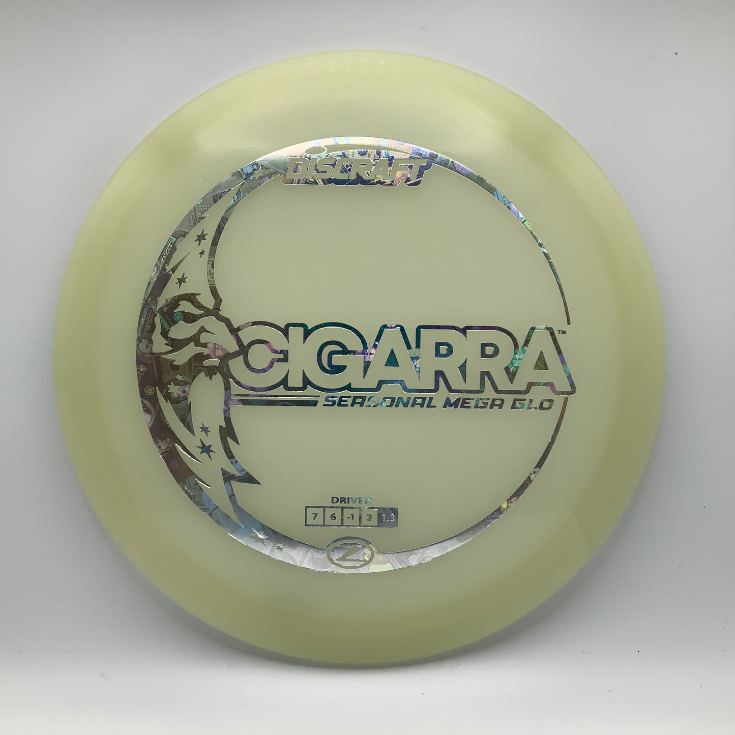 Discraft Cigarra - Mega Glo Z Mega Glo Z #103 - 170-172 - Astro Discs TX - Houston Disc Golf