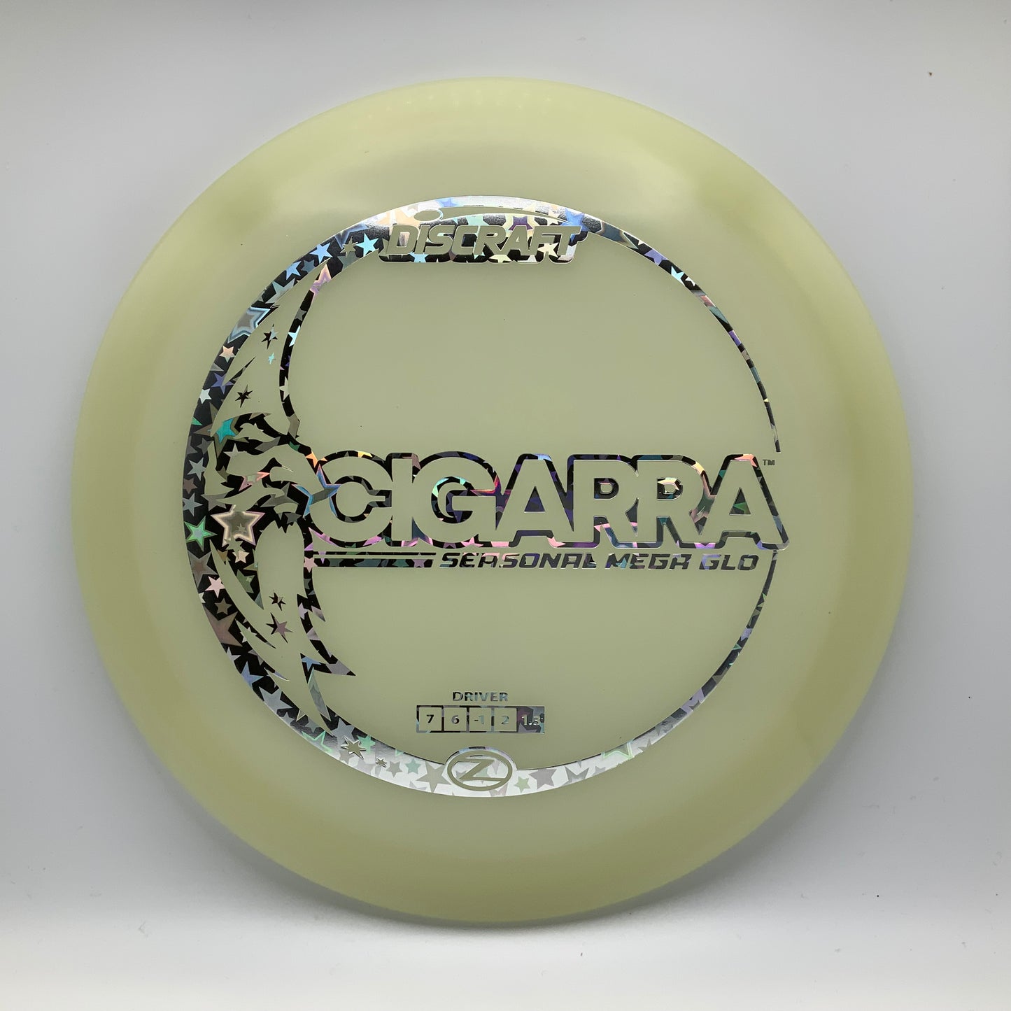 Discraft Cigarra - Mega Glo Z Mega Glo Z #104 - 170-172 - Astro Discs TX - Houston Disc Golf