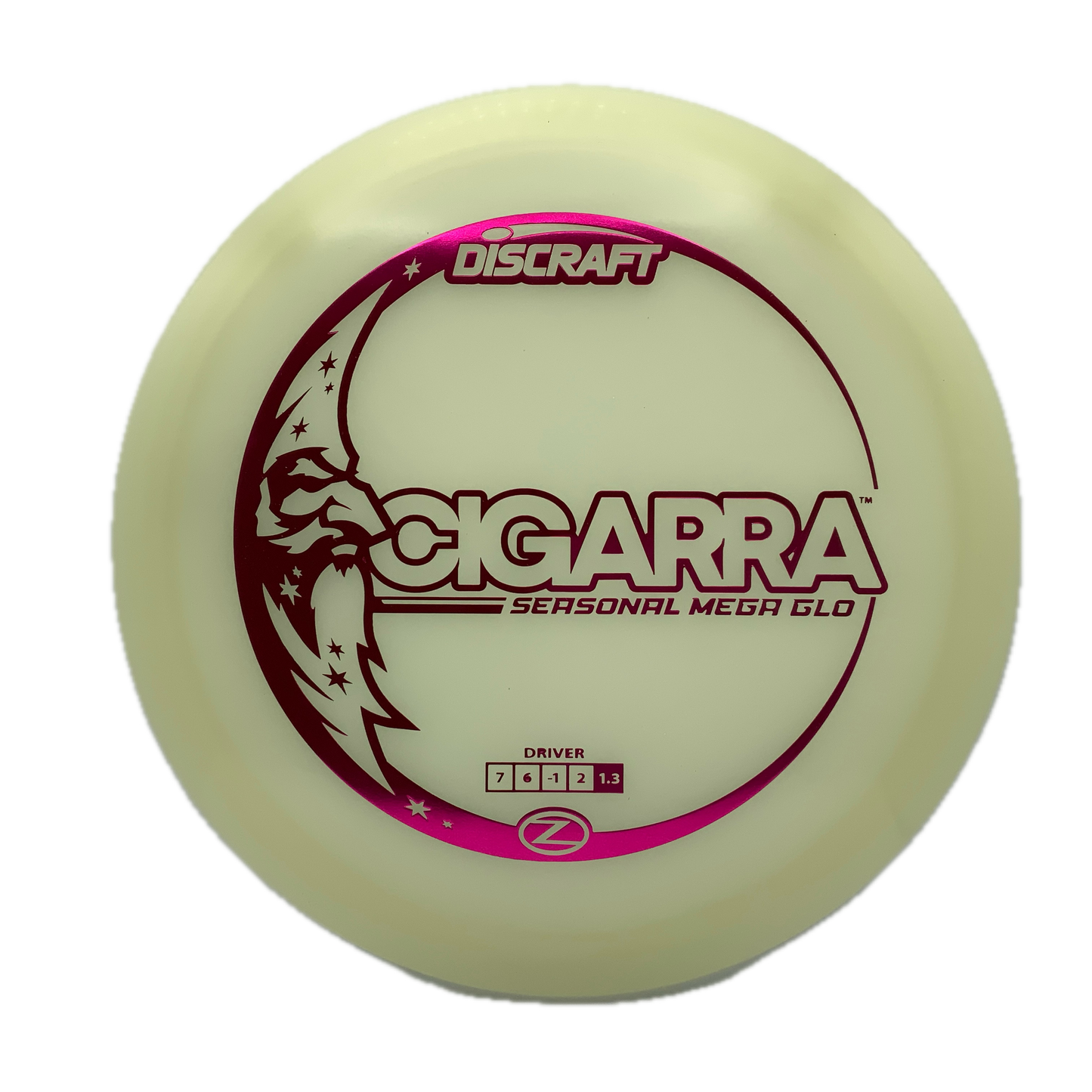 Discraft Cigarra - Mega Glo Z Mega Glo Z #107 - 170-172 - Astro Discs TX - Houston Disc Golf