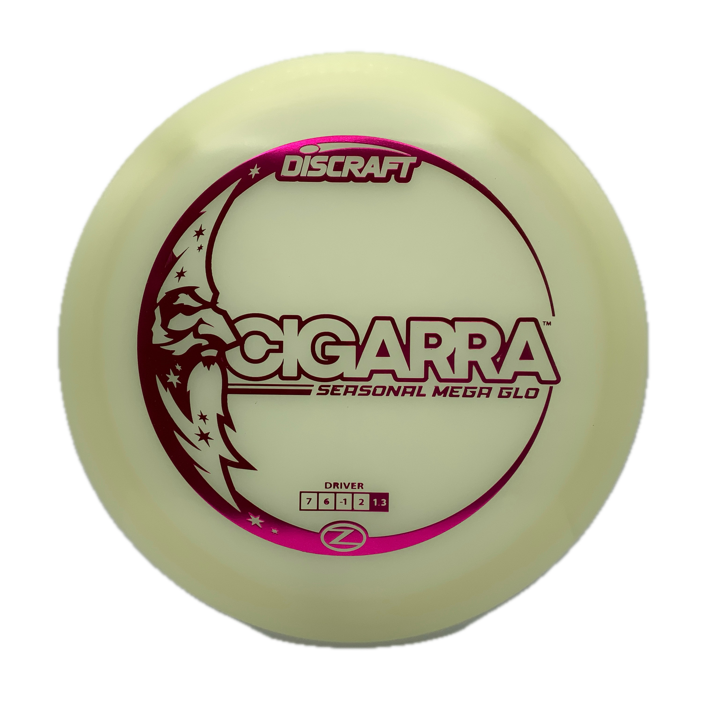 Discraft Cigarra - Mega Glo Z Mega Glo Z #108 - 170-172 - Astro Discs TX - Houston Disc Golf