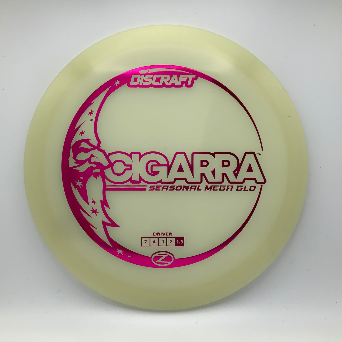 Discraft Cigarra - Mega Glo Z Mega Glo Z #111 - 173-174 - Astro Discs TX - Houston Disc Golf