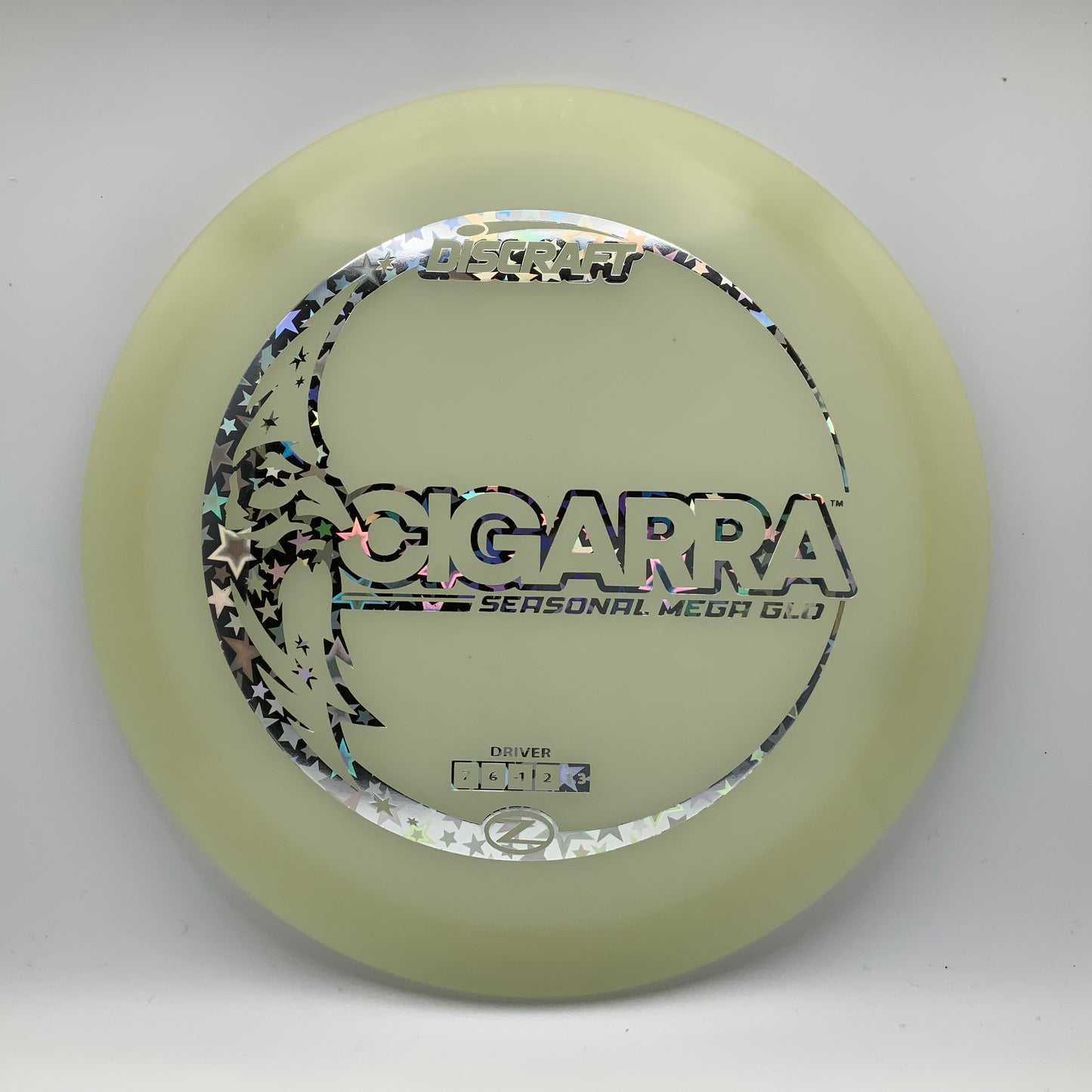 Discraft Cigarra - Mega Glo Z Mega Glo Z #112 - 173-174 - Astro Discs TX - Houston Disc Golf