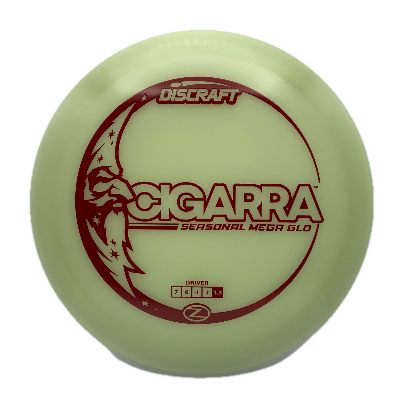 Discraft Cigarra - Mega Glo Z Mega Glo Z #115 - 175-176 - Astro Discs TX - Houston Disc Golf