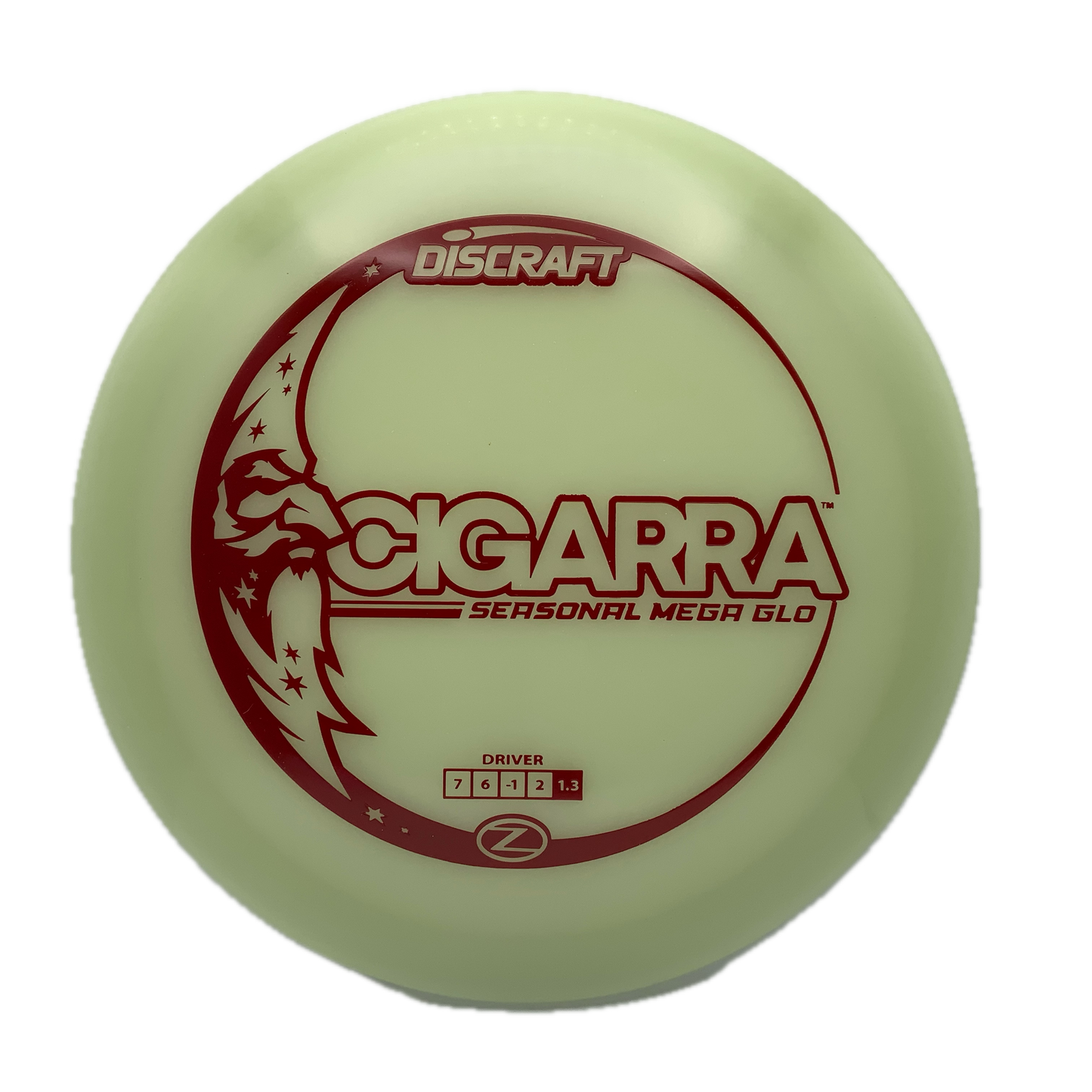 Discraft Cigarra - Mega Glo Z Mega Glo Z #116 - 175-176 - Astro Discs TX - Houston Disc Golf