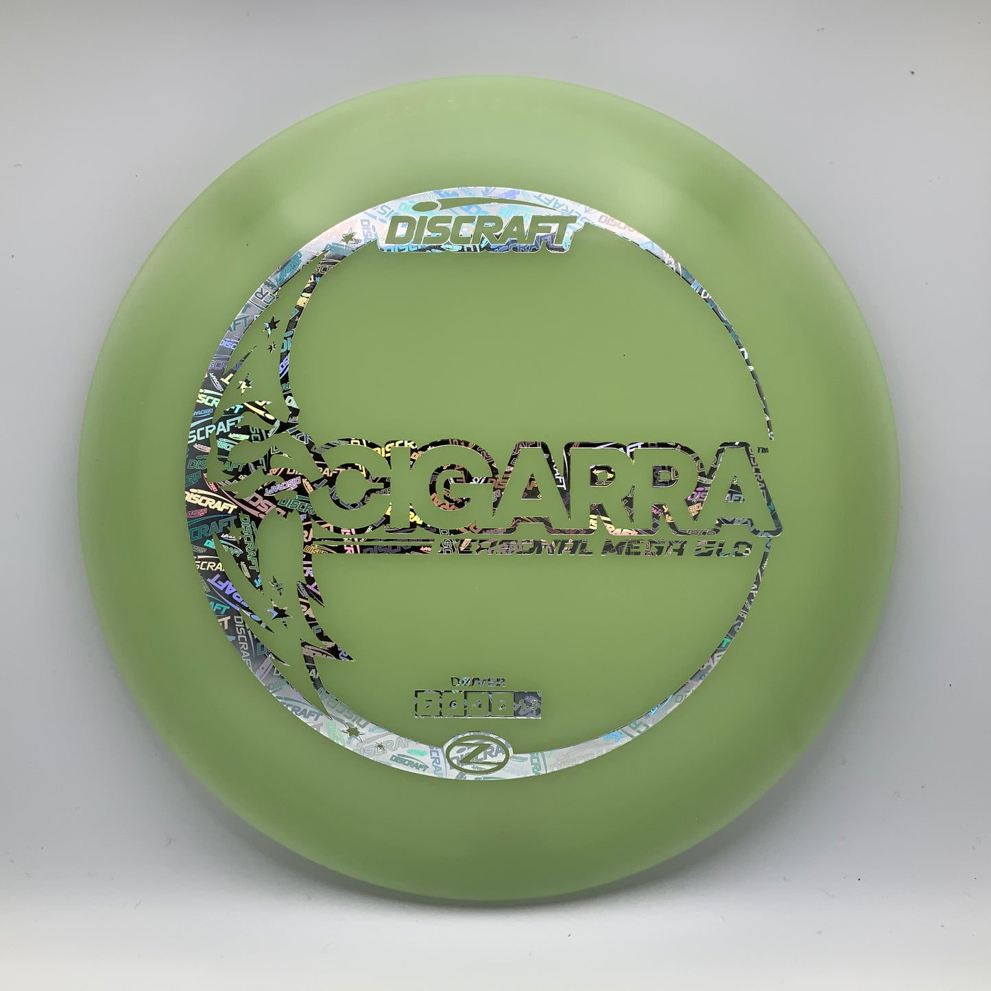 Discraft Cigarra - Mega Glo Z Mega Glo Z #117 - 175-176 - Astro Discs TX - Houston Disc Golf