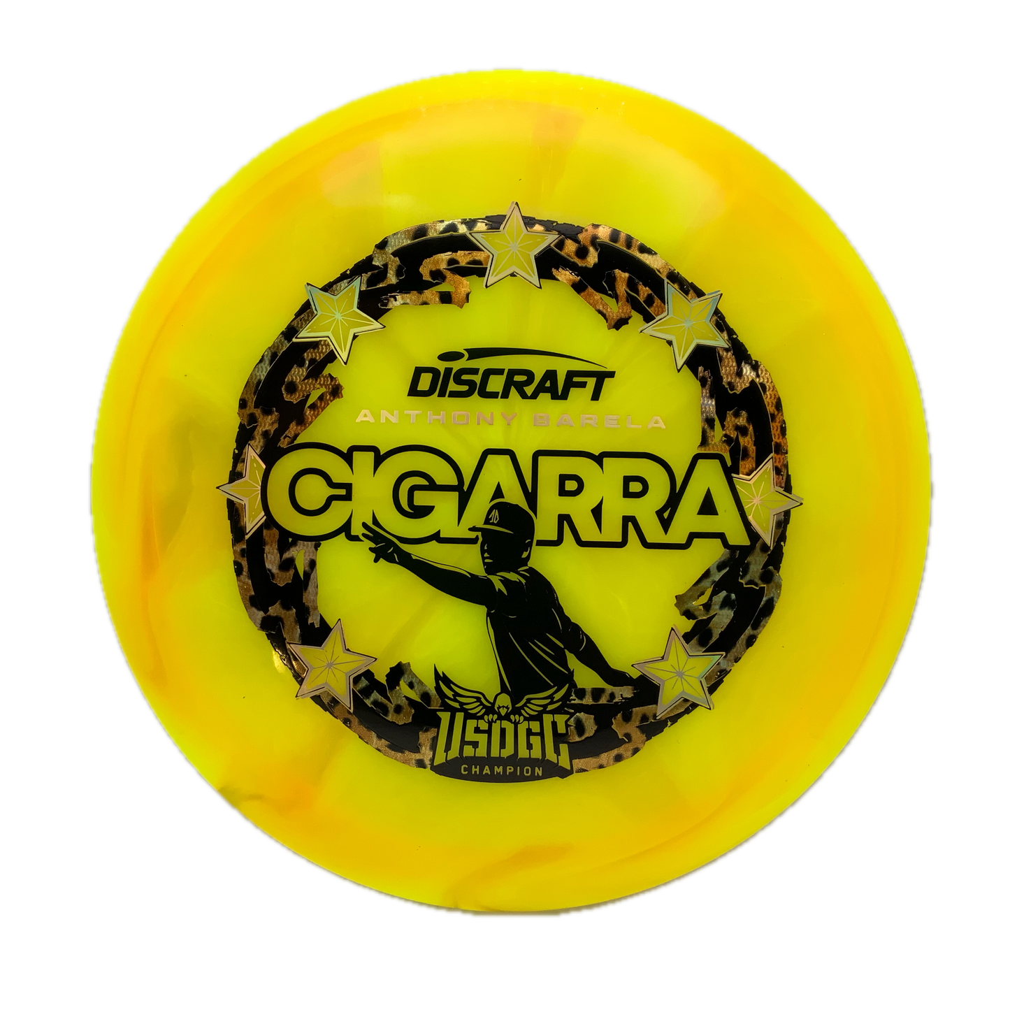 Discraft Cigarra - 2025 USDGC Anthony Barela Z Swirl #101 - 170 - Astro Discs TX - Houston Disc Golf