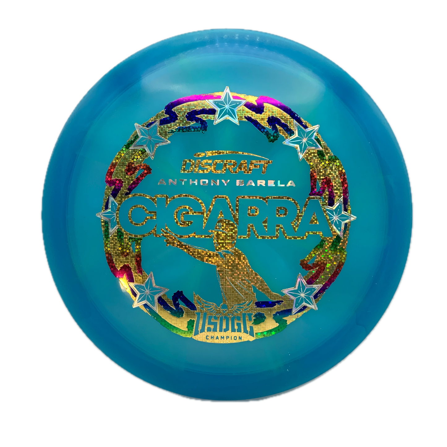 Discraft Cigarra - 2025 USDGC Anthony Barela Z Swirl #110 - 171 - Astro Discs TX - Houston Disc Golf