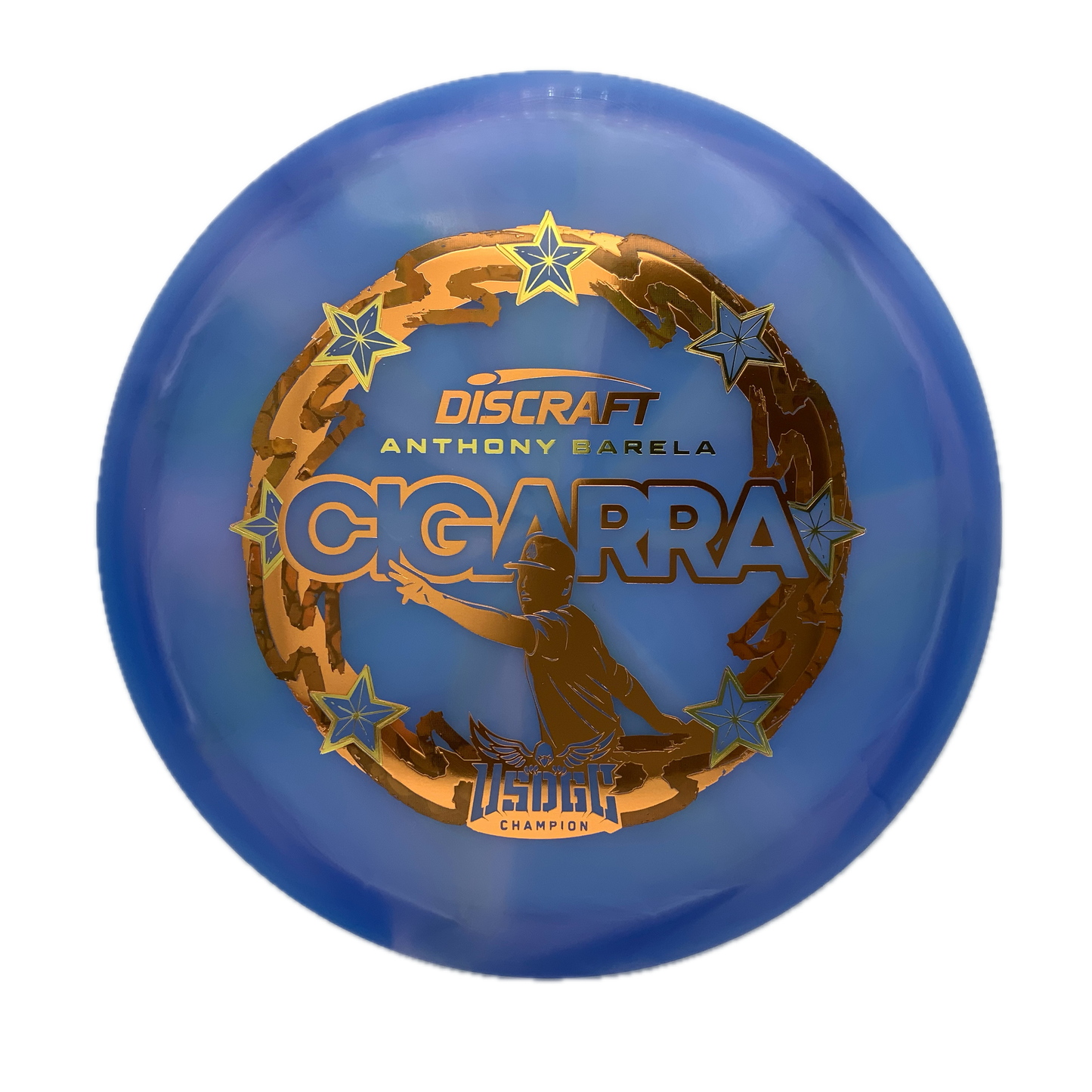 Discraft Cigarra - 2025 USDGC Anthony Barela Z Swirl #113 - 171 - Astro Discs TX - Houston Disc Golf