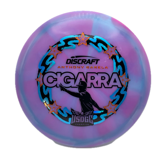 Discraft Cigarra - 2025 USDGC Anthony Barela Z Swirl #118 - 171 - Astro Discs TX - Houston Disc Golf