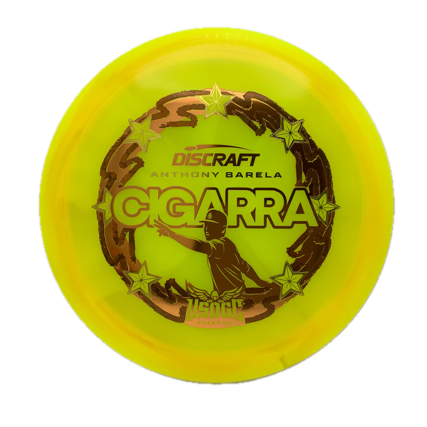 Discraft Cigarra - 2025 USDGC Anthony Barela Z Swirl #125 - 172 - Astro Discs TX - Houston Disc Golf