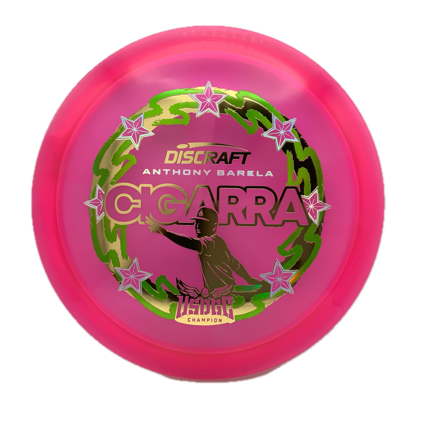 Discraft Cigarra - 2025 USDGC Anthony Barela Z Swirl #126 - 172 - Astro Discs TX - Houston Disc Golf