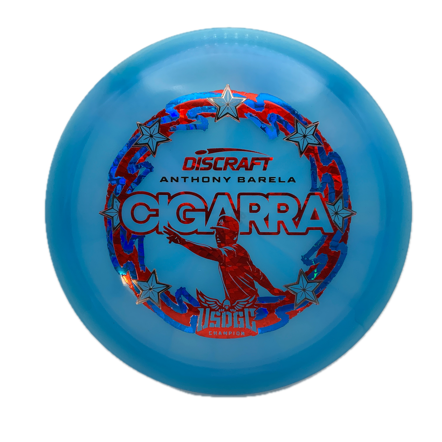 Discraft Cigarra - 2025 USDGC Anthony Barela Z Swirl #129 - 172 - Astro Discs TX - Houston Disc Golf