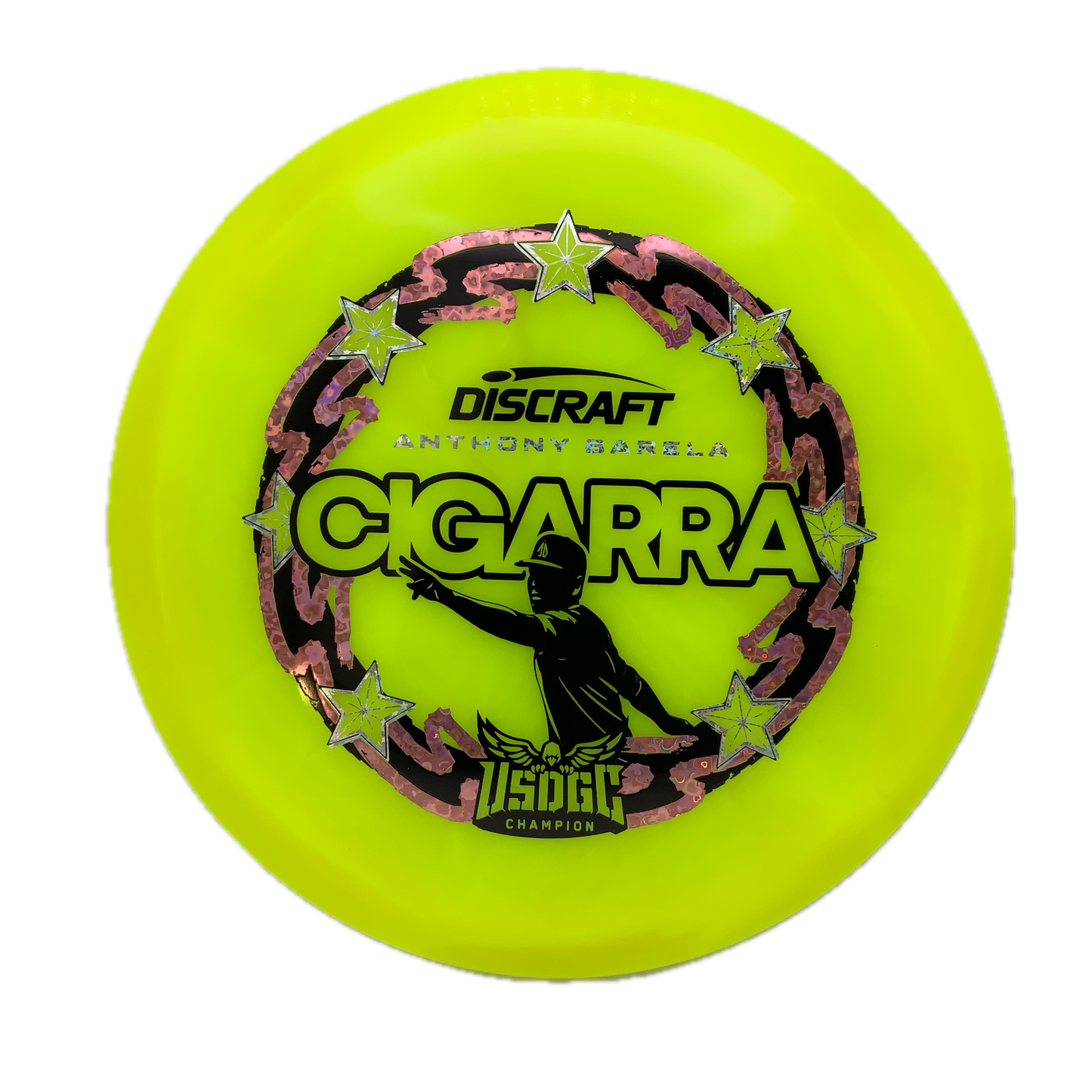 Discraft Cigarra - 2025 USDGC Anthony Barela Z Swirl #133 - 172 - Astro Discs TX - Houston Disc Golf