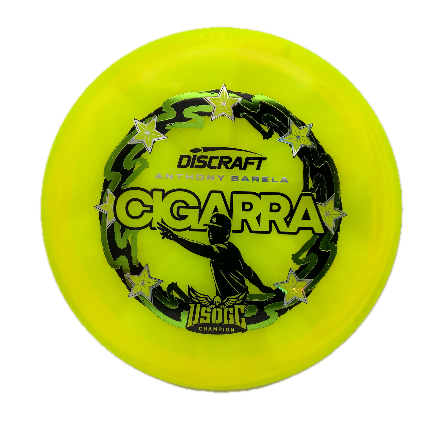 Discraft Cigarra - 2025 USDGC Anthony Barela Z Swirl #134 - 173 - Astro Discs TX - Houston Disc Golf