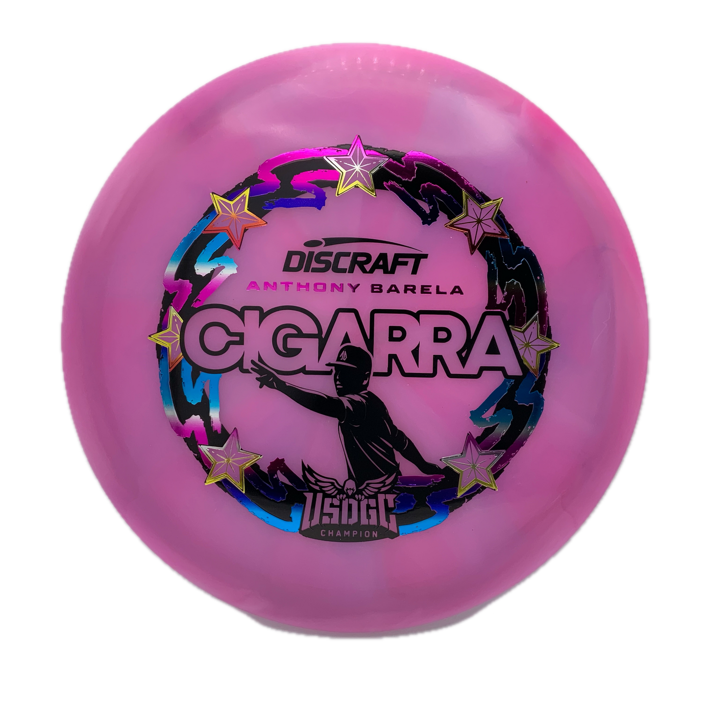 Discraft Cigarra - 2025 USDGC Anthony Barela Z Swirl #139 - 173 - Astro Discs TX - Houston Disc Golf