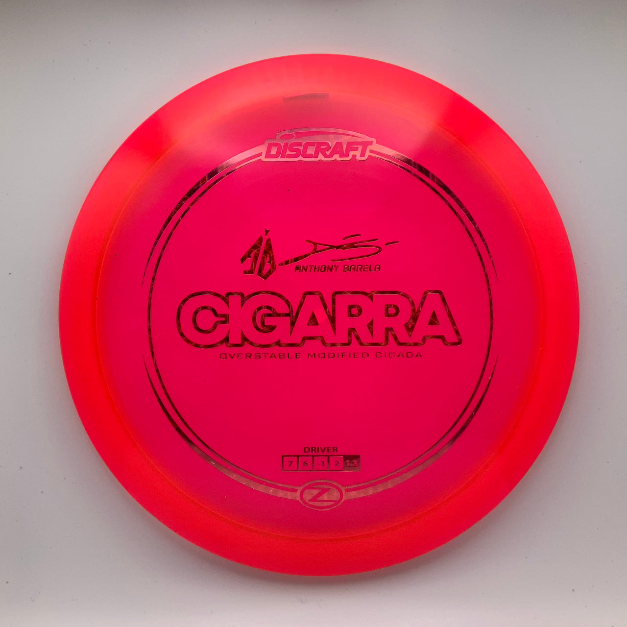 Discraft Cigarra - Anthony Barela Signature Series Z #95 - 167-169 - Astro Discs TX - Houston Disc Golf