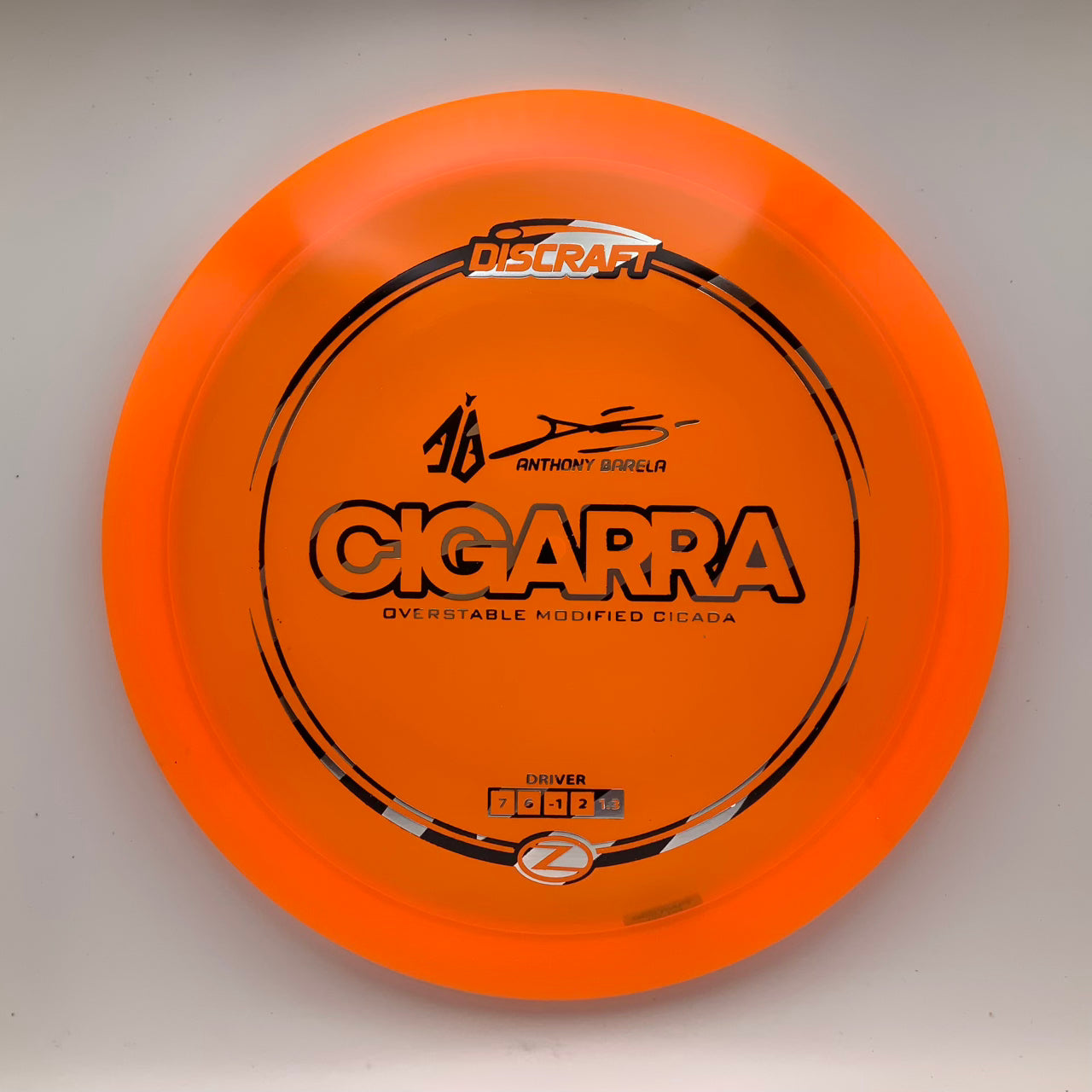 Discraft Cigarra - Anthony Barela Signature Series Z #96 - 167-169 - Astro Discs TX - Houston Disc Golf