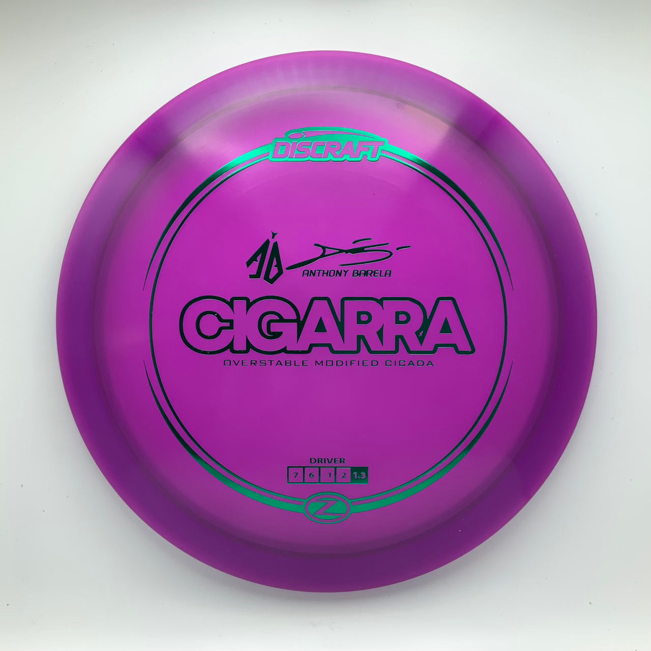 Discraft Cigarra - Anthony Barela Signature Series Z #100 - 173-174 - Astro Discs TX - Houston Disc Golf
