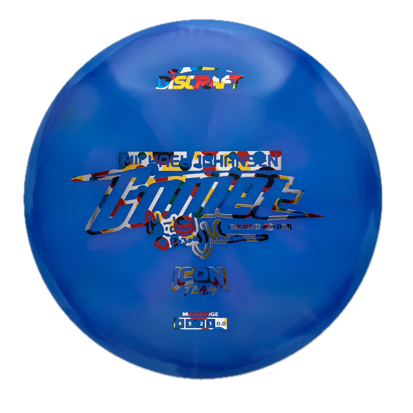Discraft Comet - 2025 Michael Johansen Z Swirl #2 - 175-176 - Astro Discs TX - Houston Disc Golf