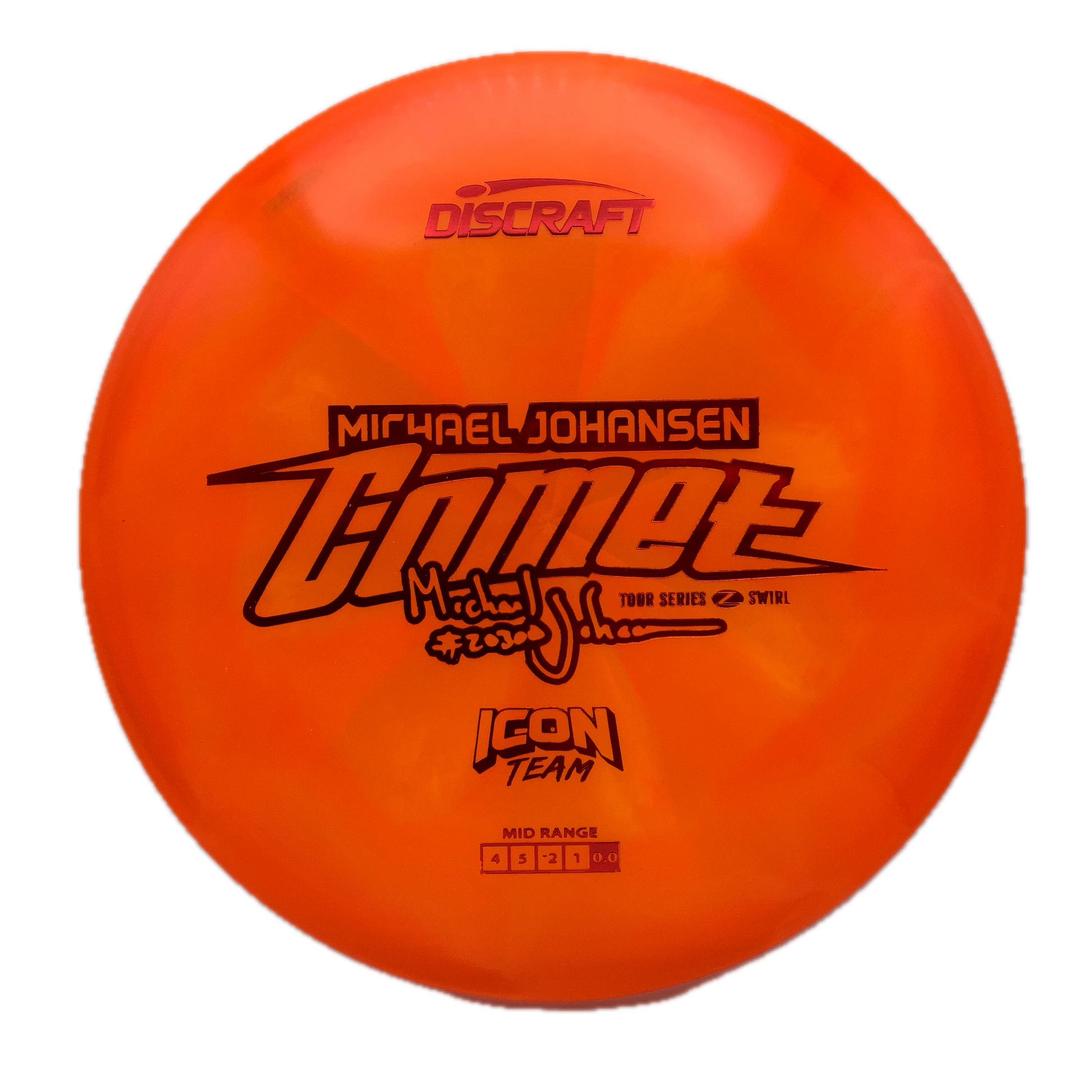 Discraft Comet - 2025 Michael Johansen Z Swirl #3 - 175-176 - Astro Discs TX - Houston Disc Golf
