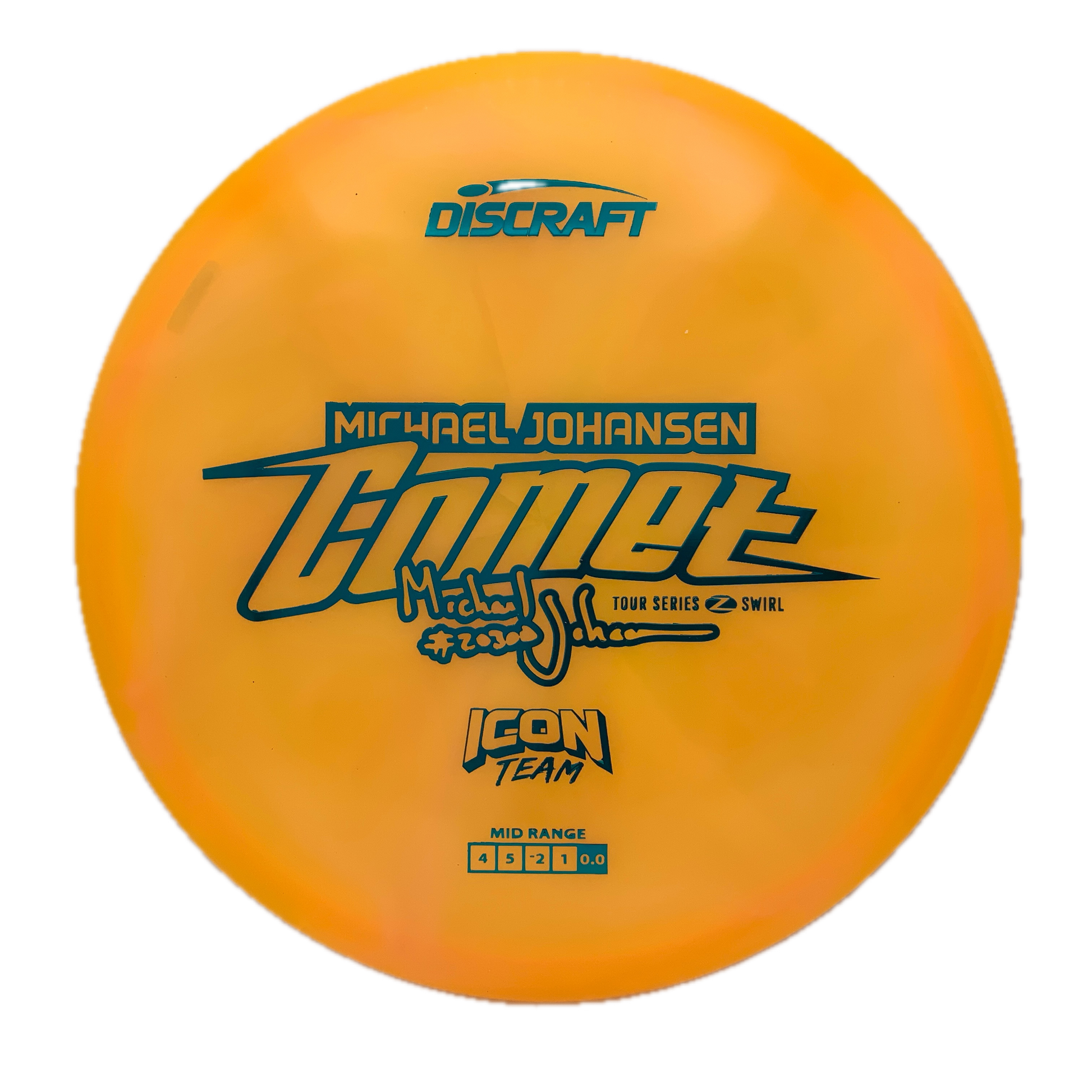 Discraft Comet - 2025 Michael Johansen Z Swirl #5 - 177+ - Astro Discs TX - Houston Disc Golf