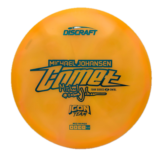 Discraft Comet - 2025 Michael Johansen Z Swirl #5 - 177+ - Astro Discs TX - Houston Disc Golf