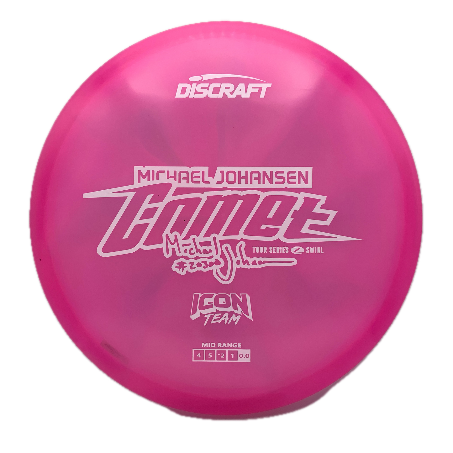 Discraft Comet - 2025 Michael Johansen Z Swirl #7 - 177+ - Astro Discs TX - Houston Disc Golf