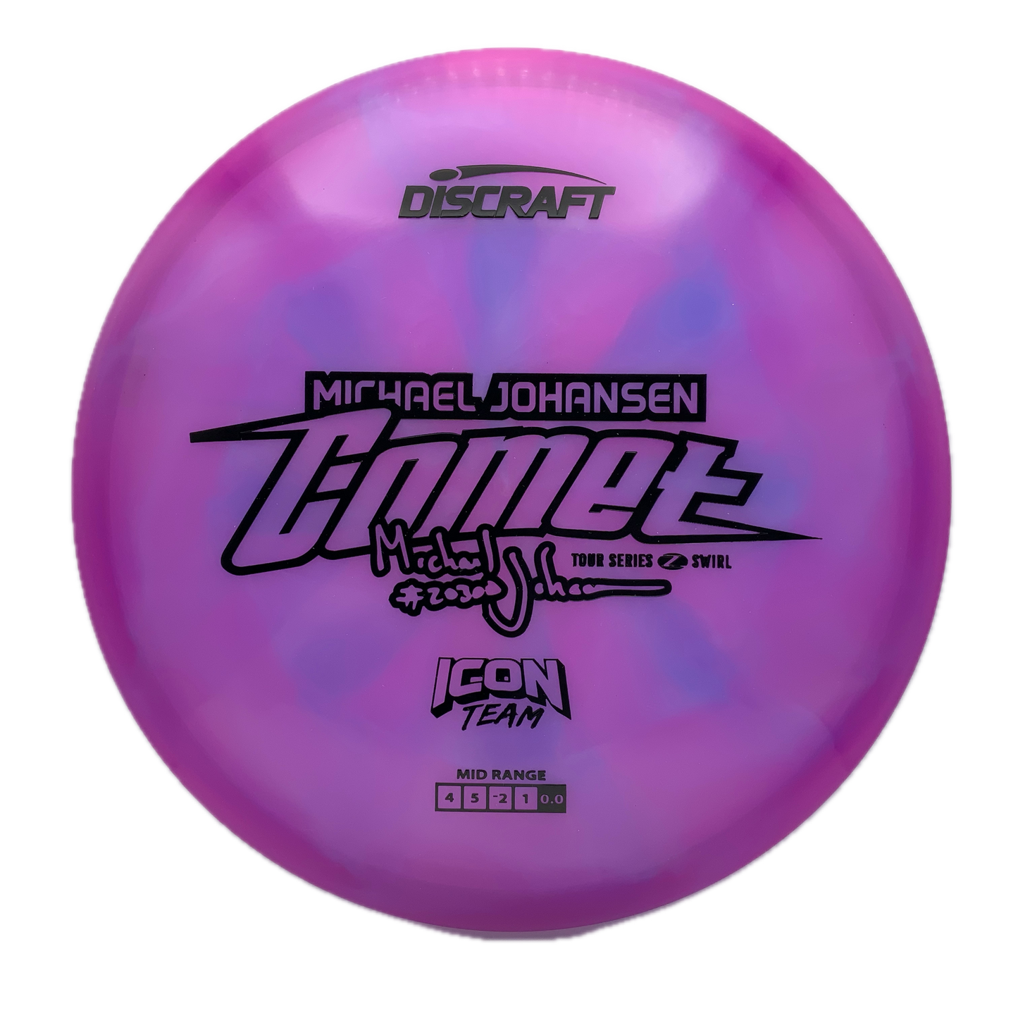 Discraft Comet - 2025 Michael Johansen Z Swirl #8 - 177+ - Astro Discs TX - Houston Disc Golf