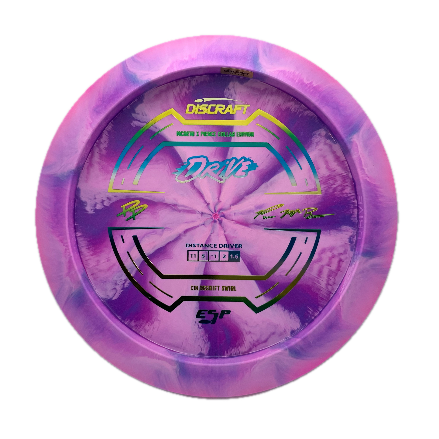 Discraft Drive - 2025 Paige Pierce & Paul McBeth Collab ESP #43 - 173-174 - Astro Discs TX - Houston Disc Golf