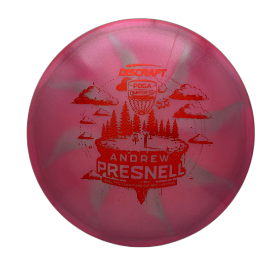 Discraft Drone - 2024 Andrew Presnell Champions Cup Z Swirl 3 - 175-176 - Astro Discs TX - Houston Disc Golf