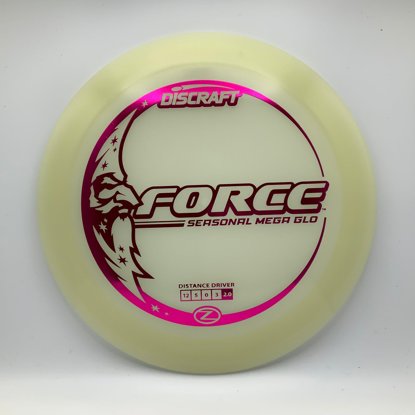 Discraft Force - Mega Glo Z Mega Glo Z #9 - 173-174 - Astro Discs TX - Houston Disc Golf