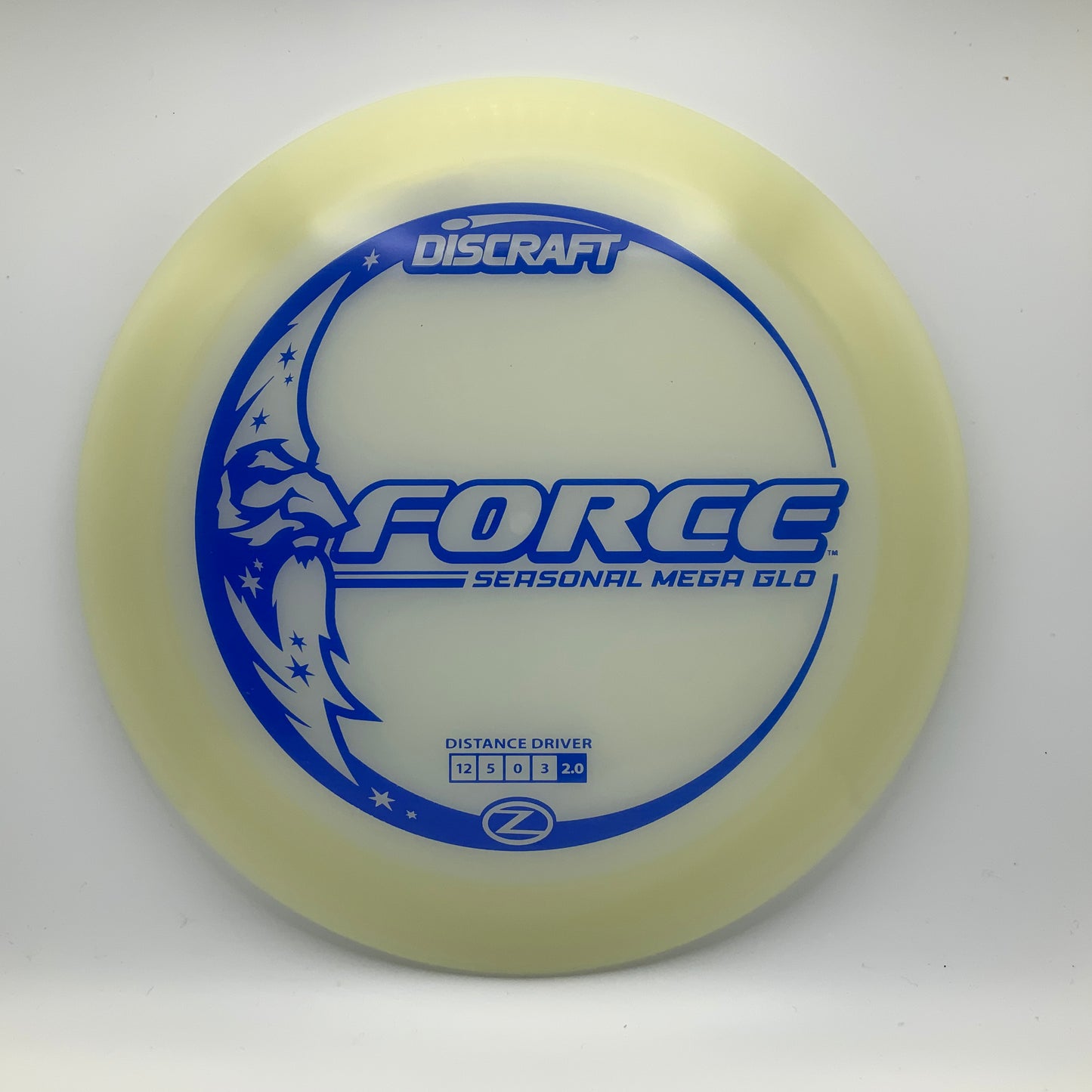 Discraft Force - Mega Glo Z Mega Glo Z #12 - 173-174 - Astro Discs TX - Houston Disc Golf