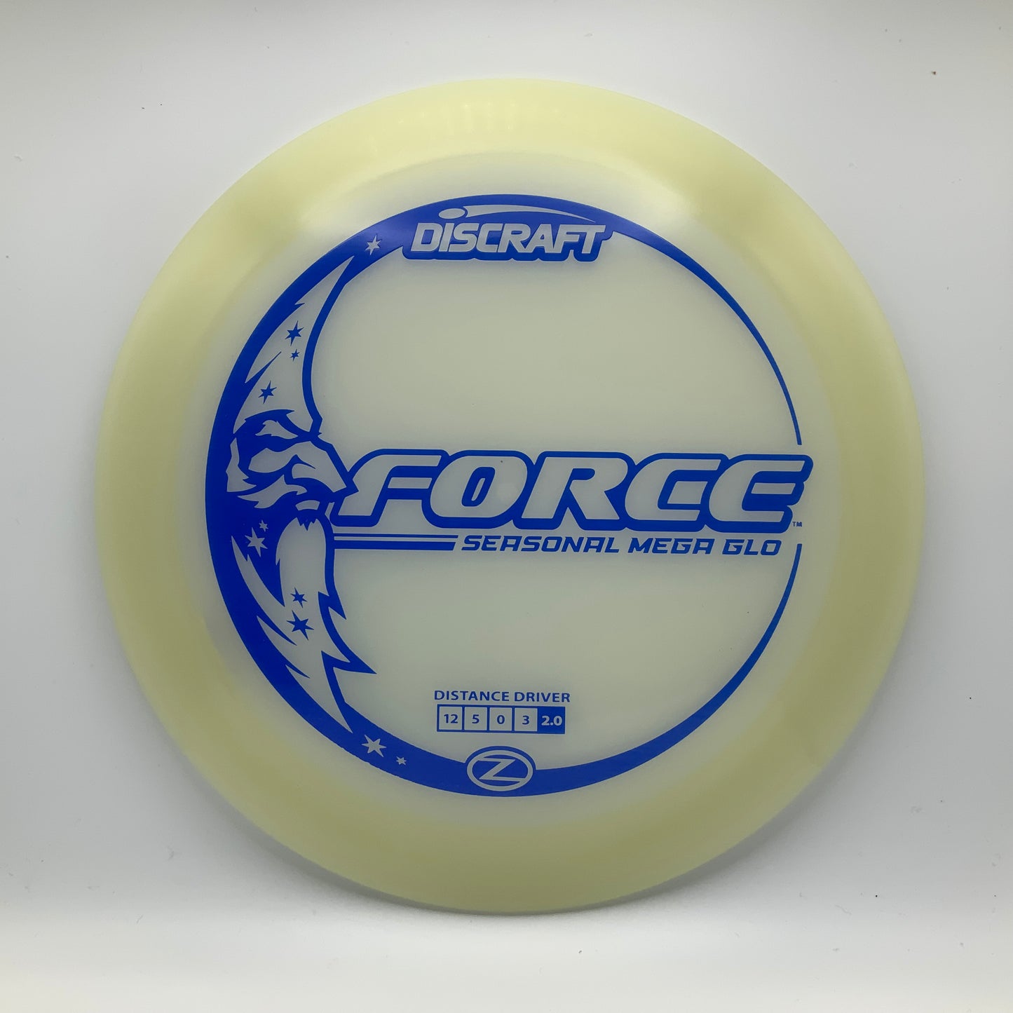 Discraft Force - Mega Glo Z Mega Glo Z #13 - 173-174 - Astro Discs TX - Houston Disc Golf