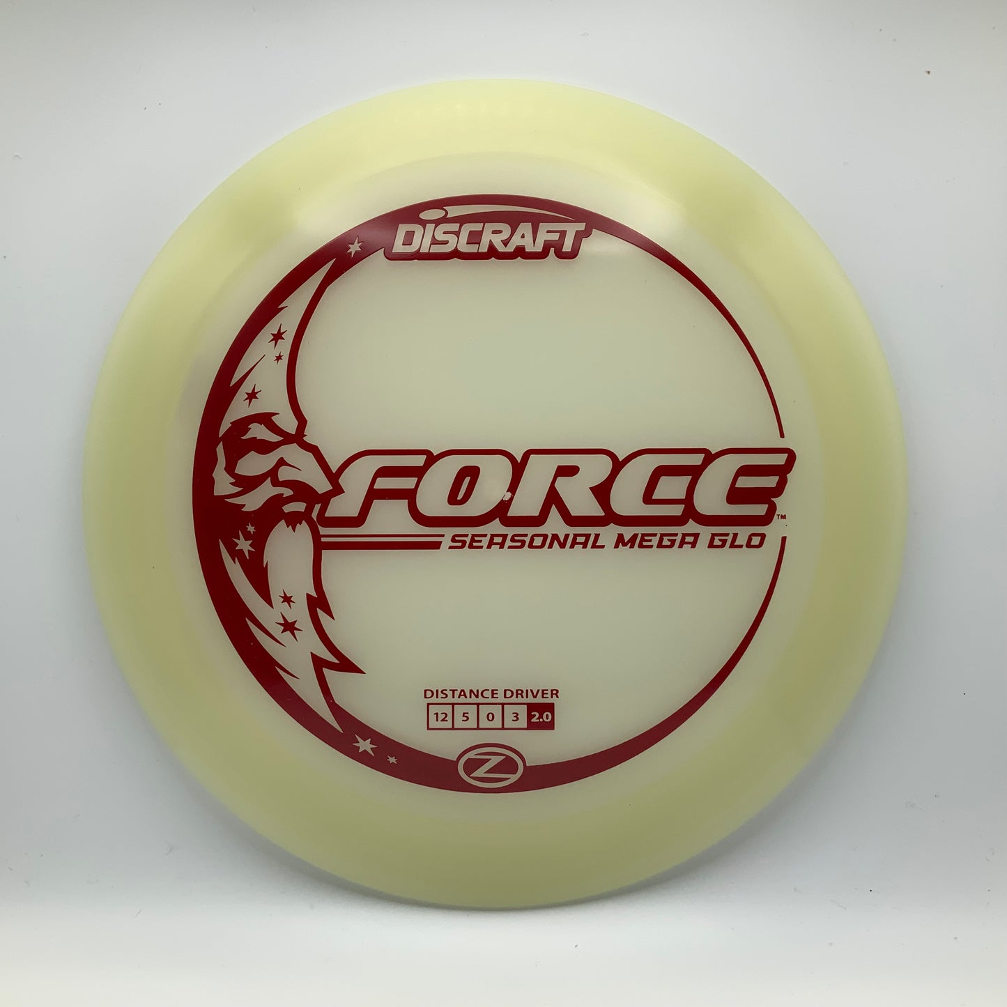 Discraft Force - Mega Glo Z Mega Glo Z #14 - 173-174 - Astro Discs TX - Houston Disc Golf