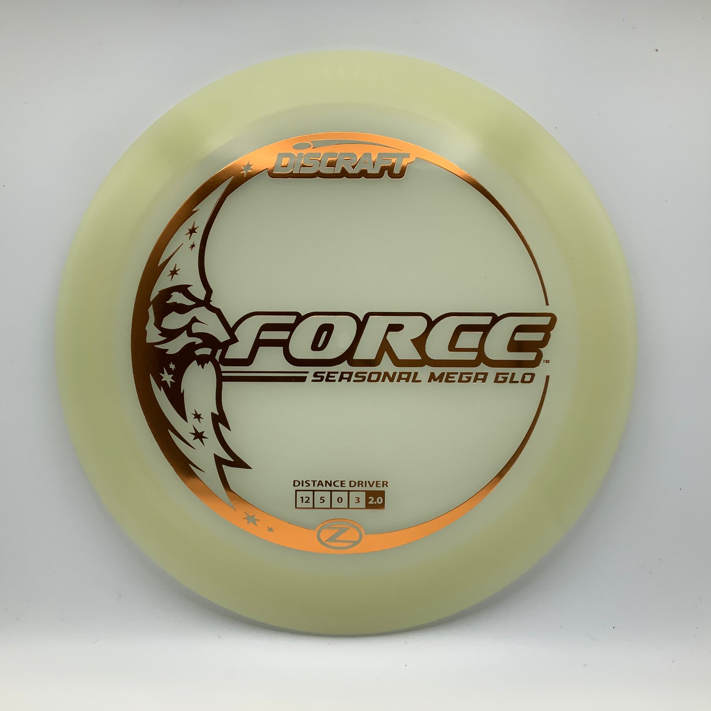 Discraft Force - Mega Glo Z Mega Glo Z #23 - 173-174 - Astro Discs TX - Houston Disc Golf