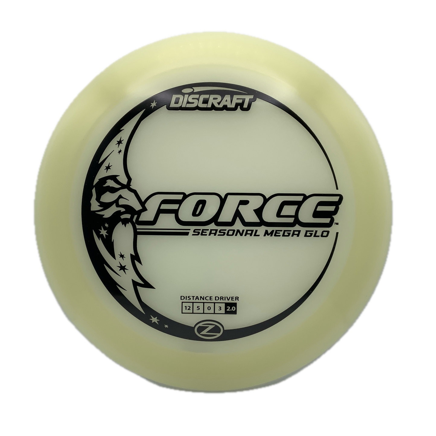Discraft Force - Mega Glo Z Mega Glo Z #25 - 173-174 - Astro Discs TX - Houston Disc Golf
