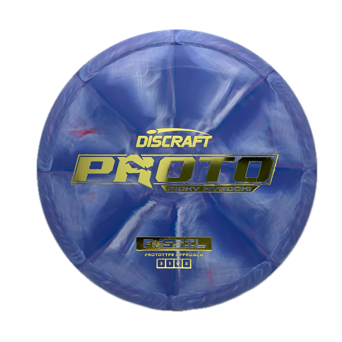 Discraft Fossil - Ricky Wysocki Prototype Prototype #1 - 170-172 - Astro Discs TX - Houston Disc Golf