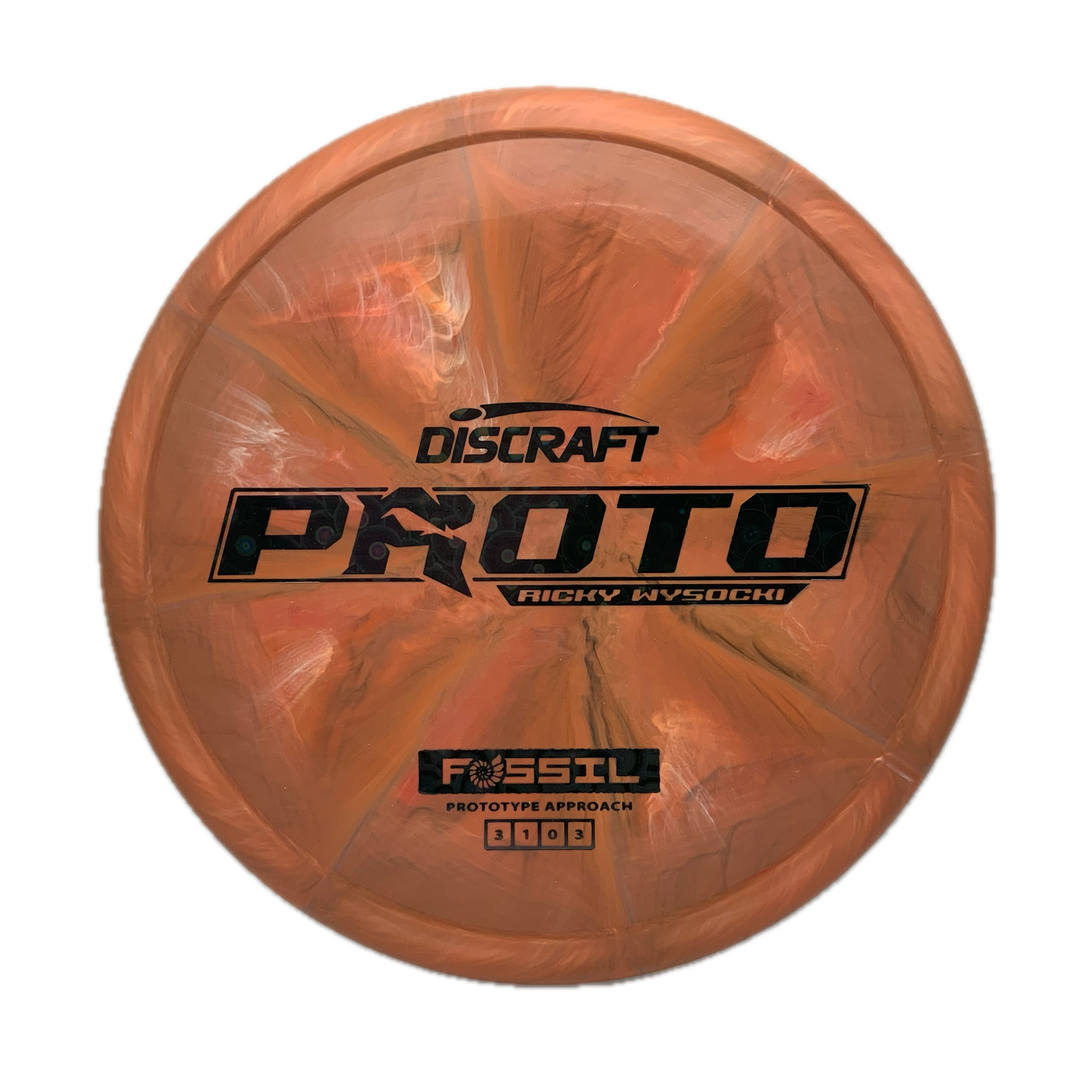 Discraft Fossil - Ricky Wysocki Prototype Prototype #2 - 170-172 - Astro Discs TX - Houston Disc Golf